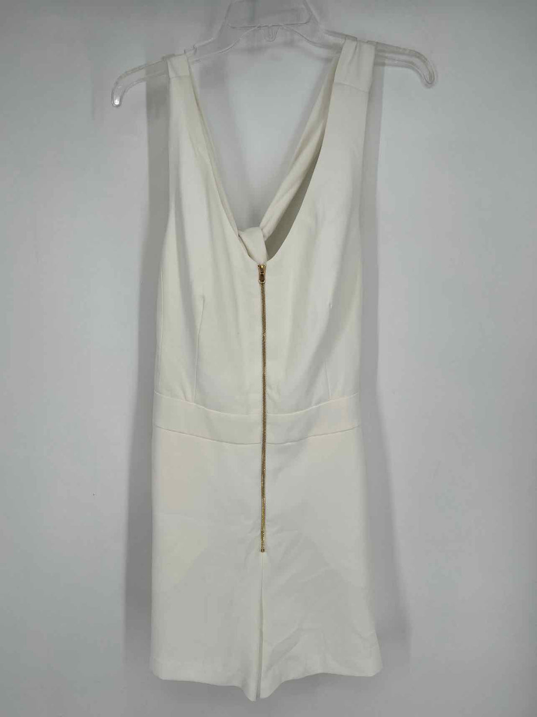Trina Turk Size 12 White Sleeveless Rompers