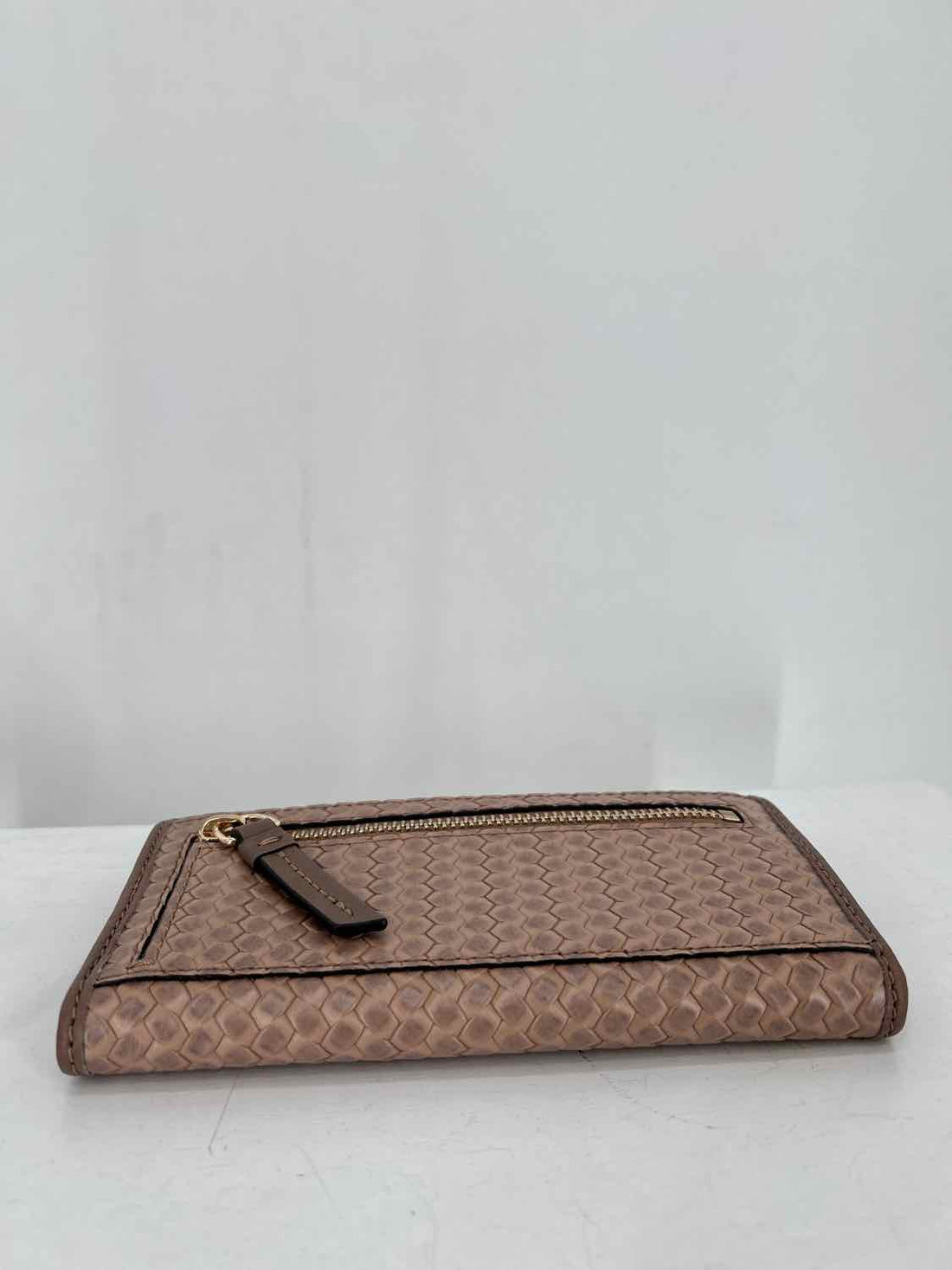 Dooney & Bourke Dusty Blush Camden Woven Leather Wallet