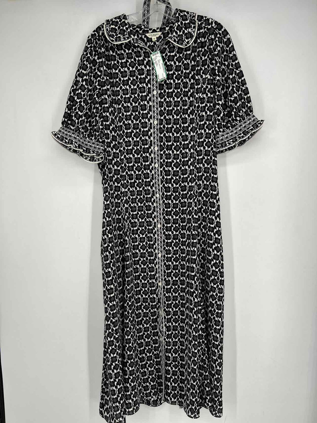 Max Studio Size XL Black & White Floral Dress