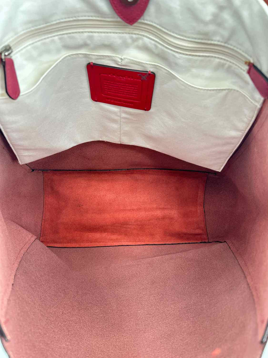 Coach Dark Rose Derby Tote