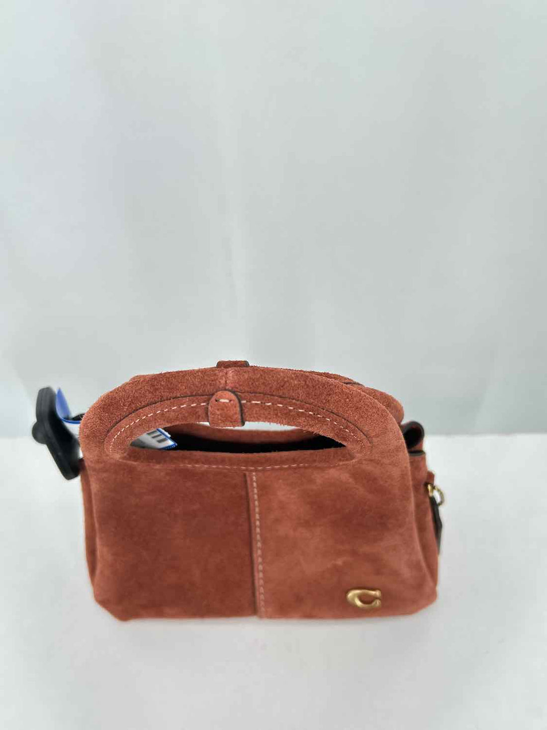 Coach Reddish Brown Suede Purse