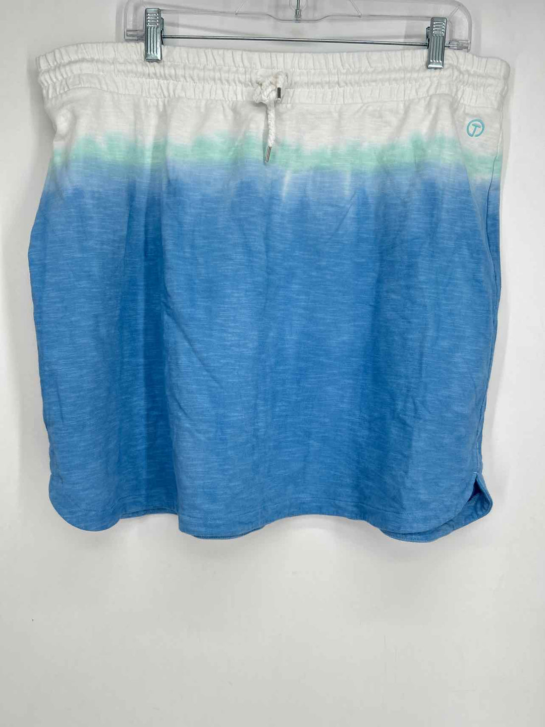 T By Talbots Size XL White & Blue Ombre Skirts