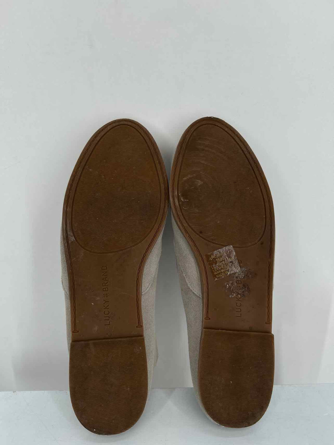 Lucky Brand Women Size 9 Grey Genuine Leather Loafers