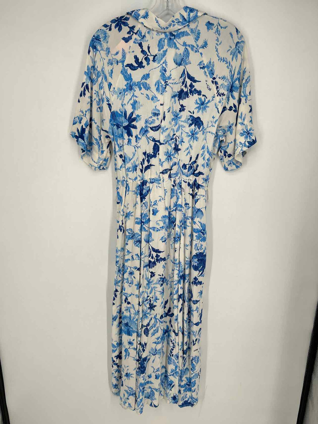 H&M Size S White & Blue Print NWT Dress