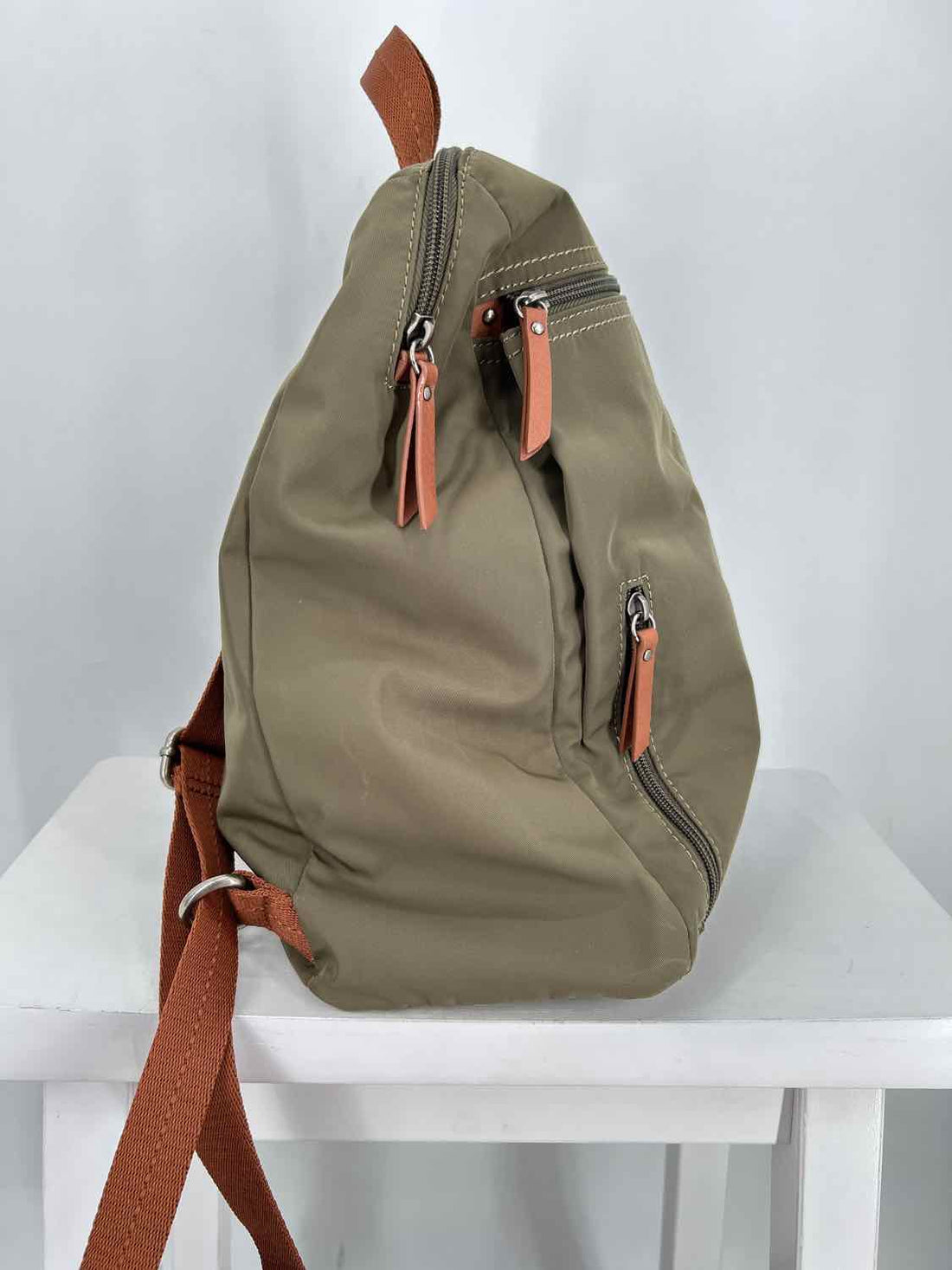The Sak Green Canvas Backpack