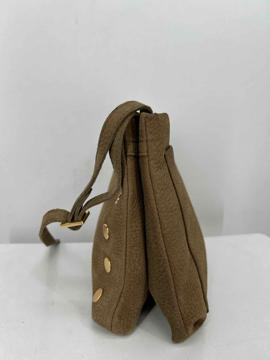 Hammitt Olive Green Suede Pre Owned Crossbody