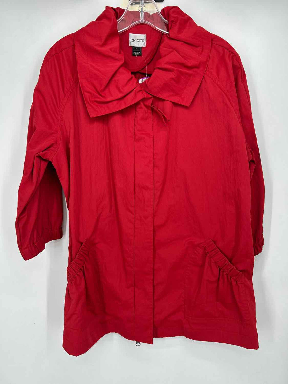 Chicos Size 1(M) Red Jacket