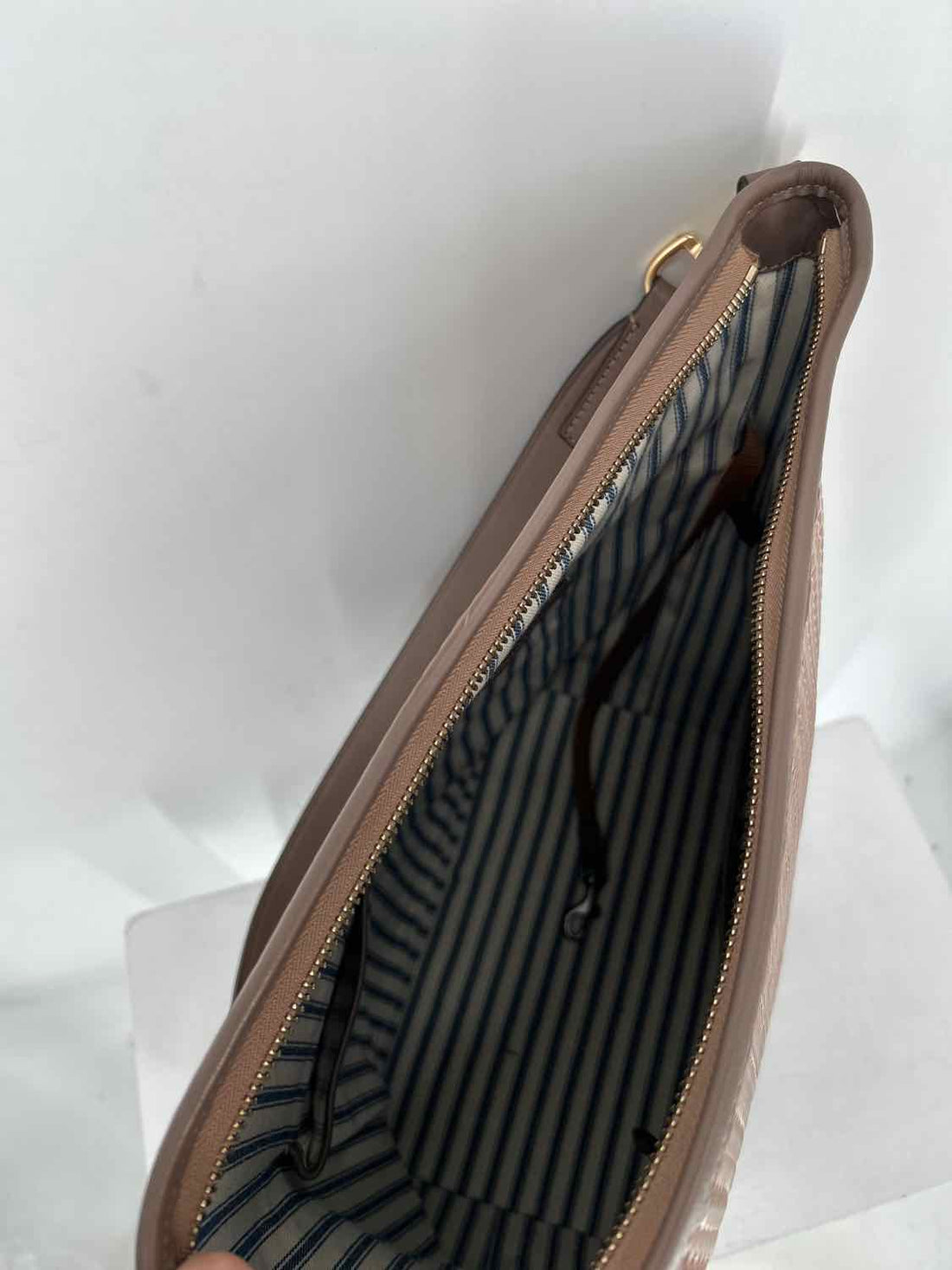 Dooney & Bourke Dusty Blush Camden Woven Leather Hobo