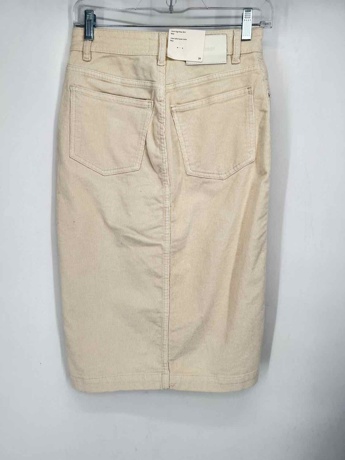 DL 1961 Size 24/00 Cream Corduroy NWT Skirts