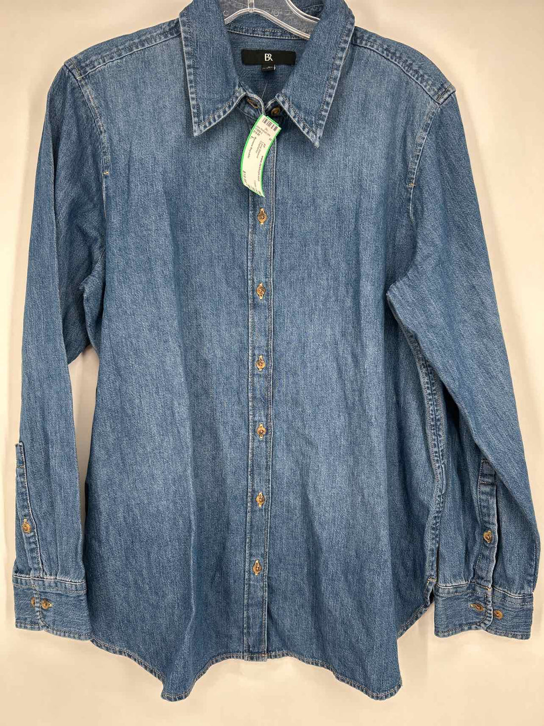Banana Republic Size L Chambray Long Sleeve