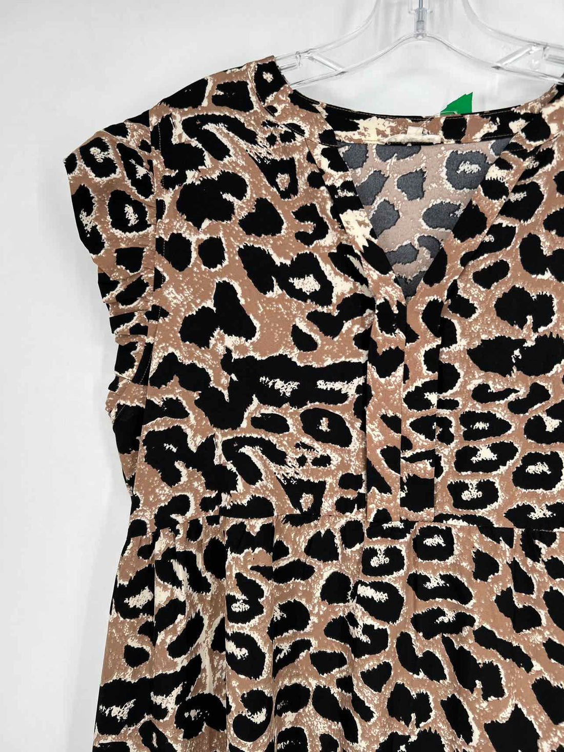 Jodifl Size M Leopard Short Sleeve Dress