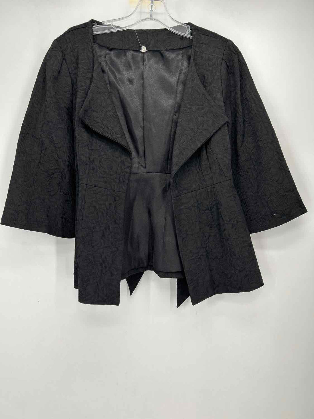 Elizabeth Gillett NYC Size M Black Floral Blazer