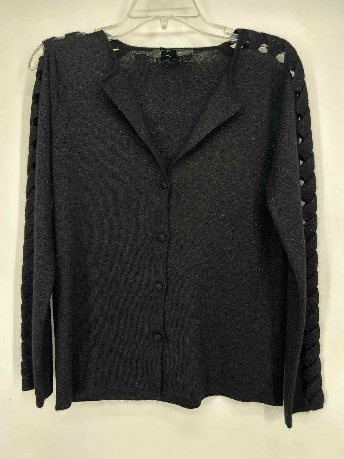 Colette Mordo for Sadimara S Black Shimmer Wool Blend Holiday