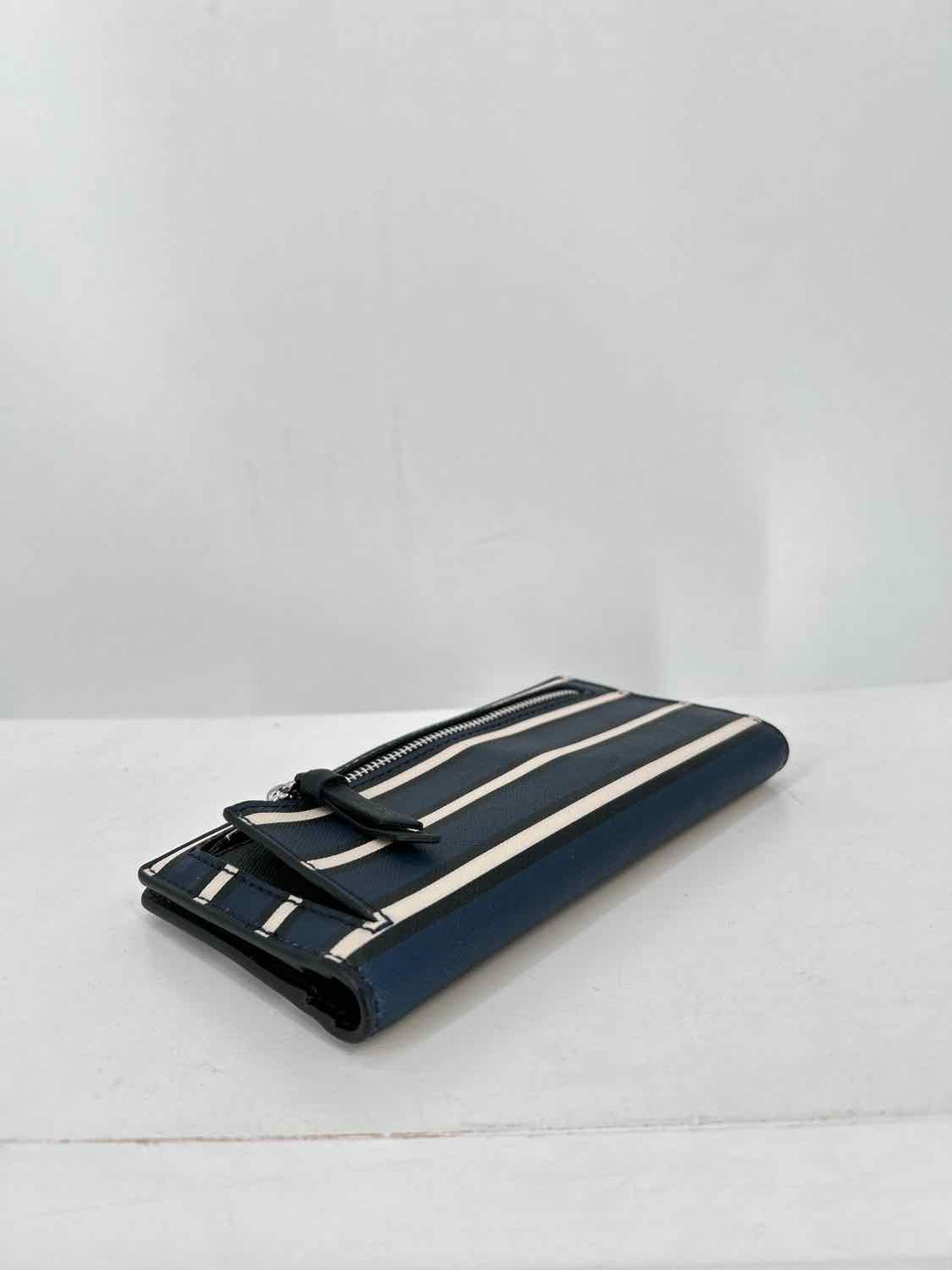 Kate Spade Navy & Beige Saffiano Leather Wallet