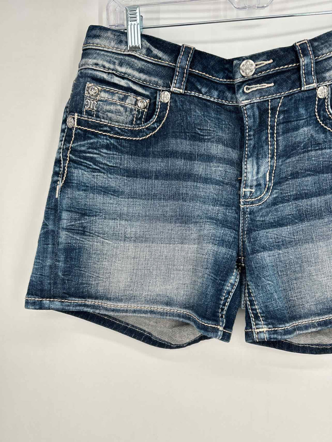 Miss Me Size 30 Medium Wash Denim Shorts