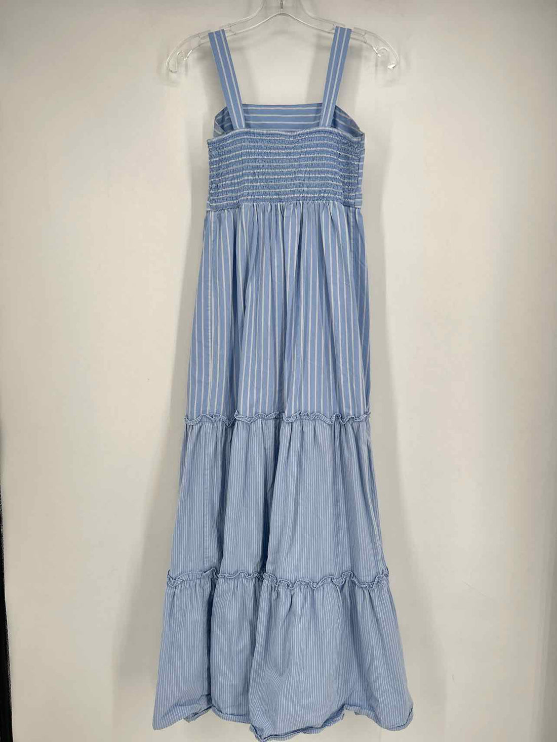 Crown & Ivy Size S Blue & White Striped Sleeveless Dress