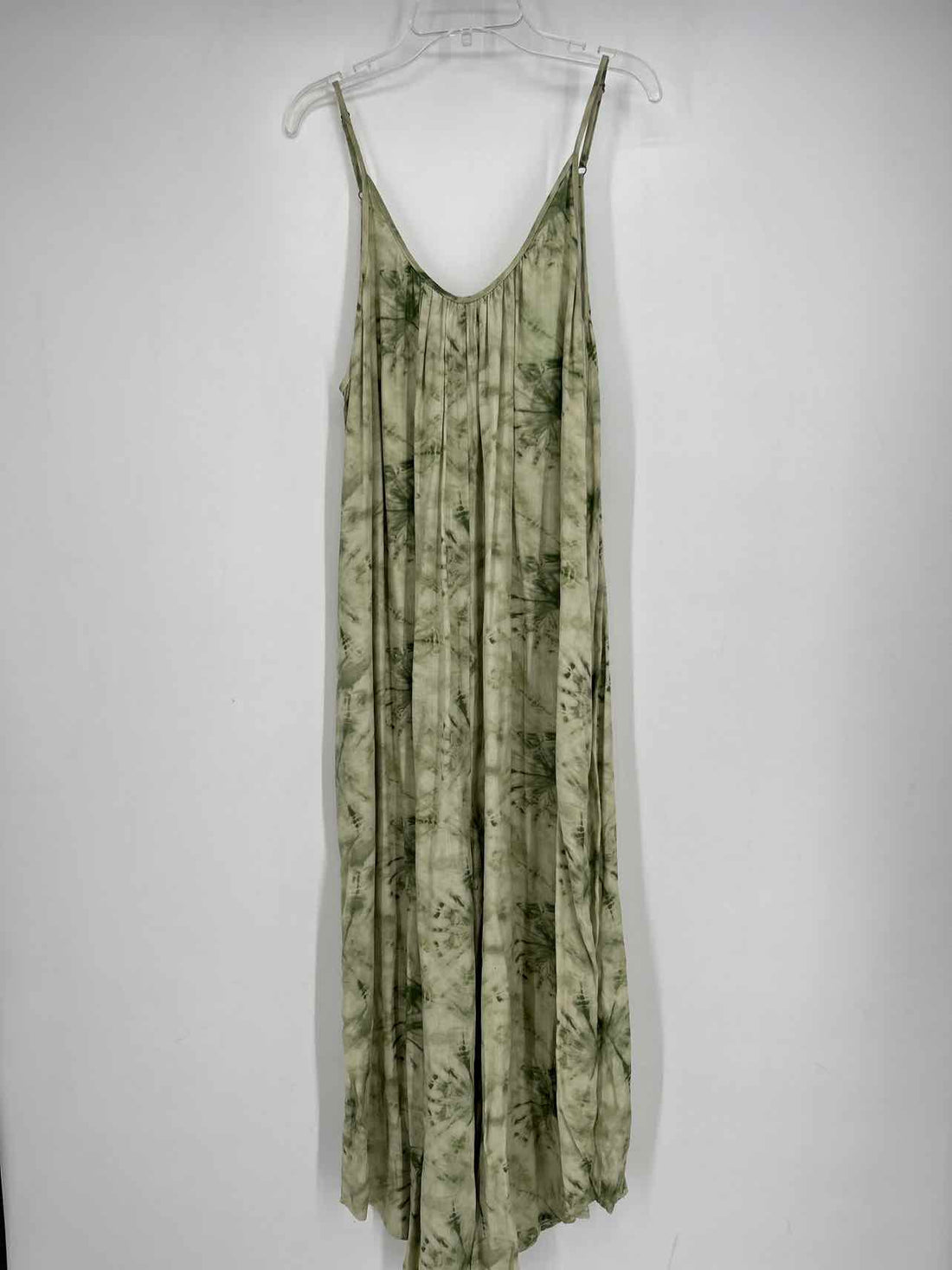 Shinestar Size L Green Tie Dye Jumpsuit