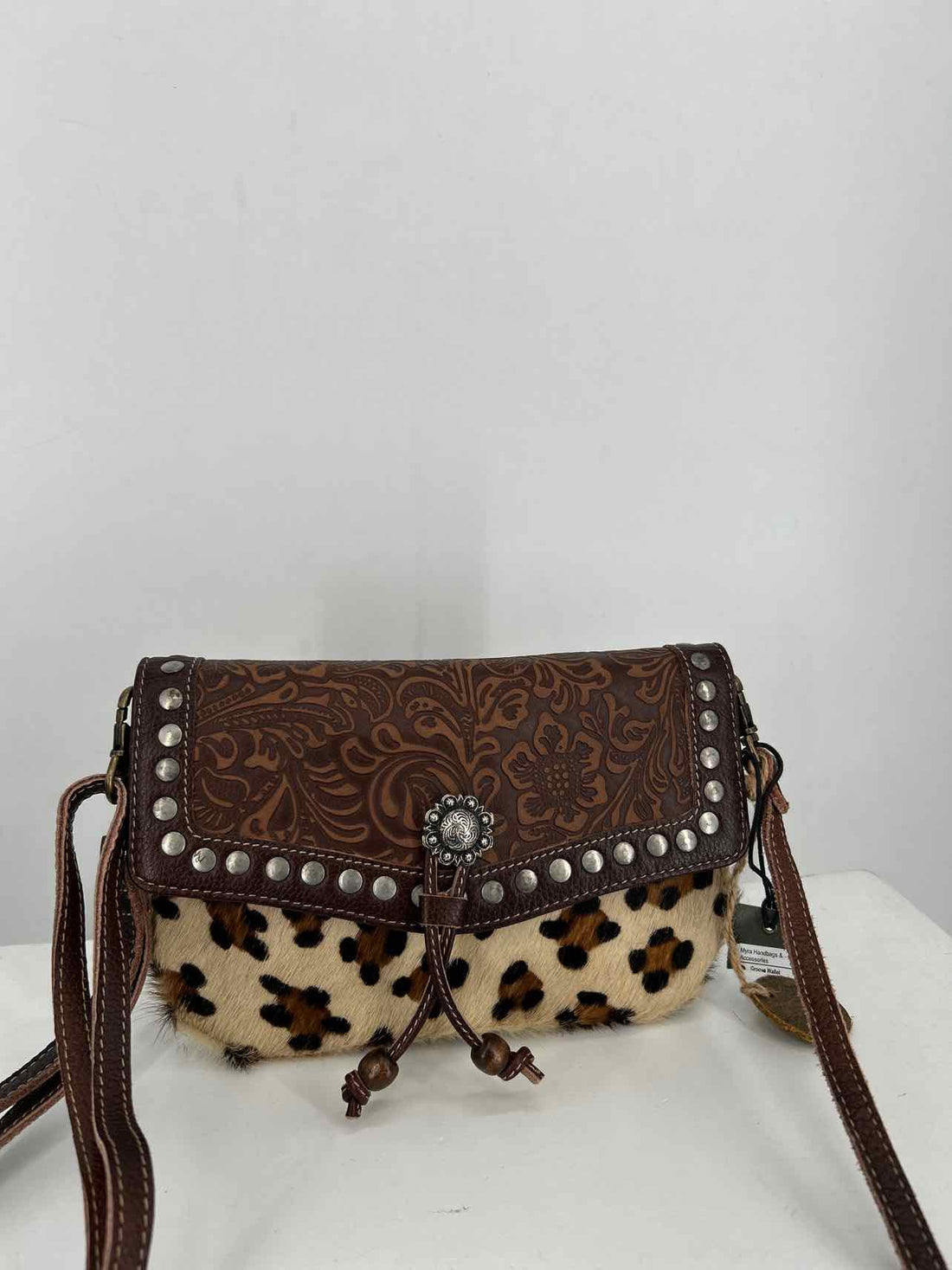 Myra Brown & leopard NWT Crossbody