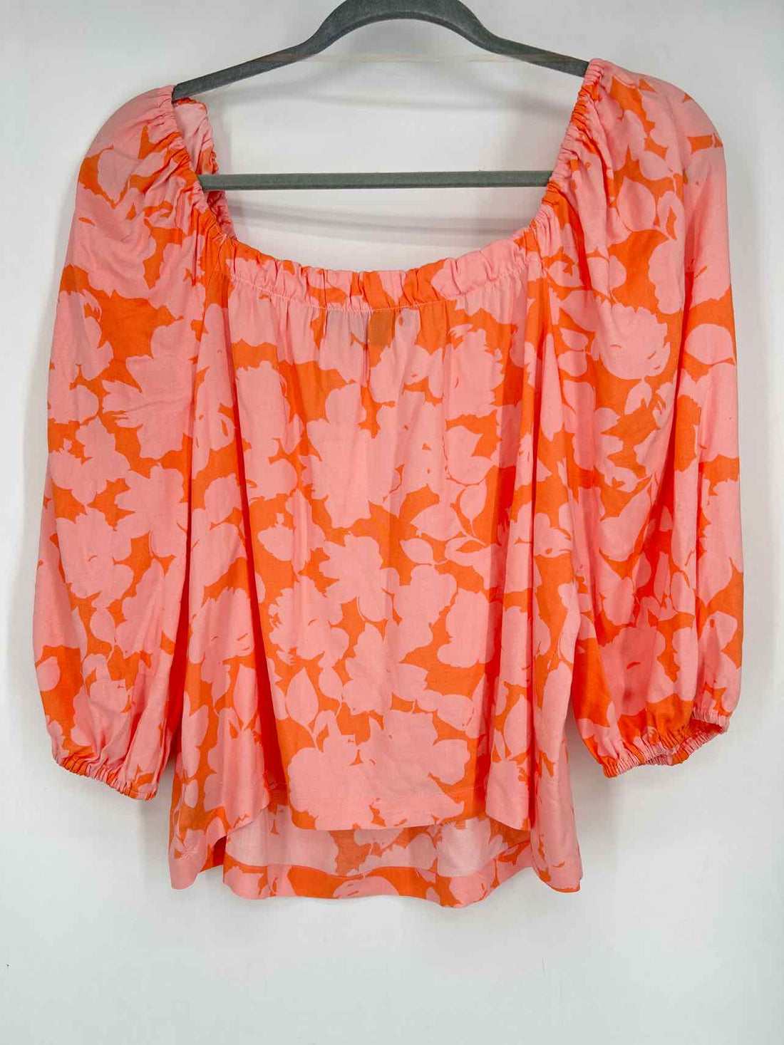 Sanctuary Size S Orange & Pink Print Long Sleeve