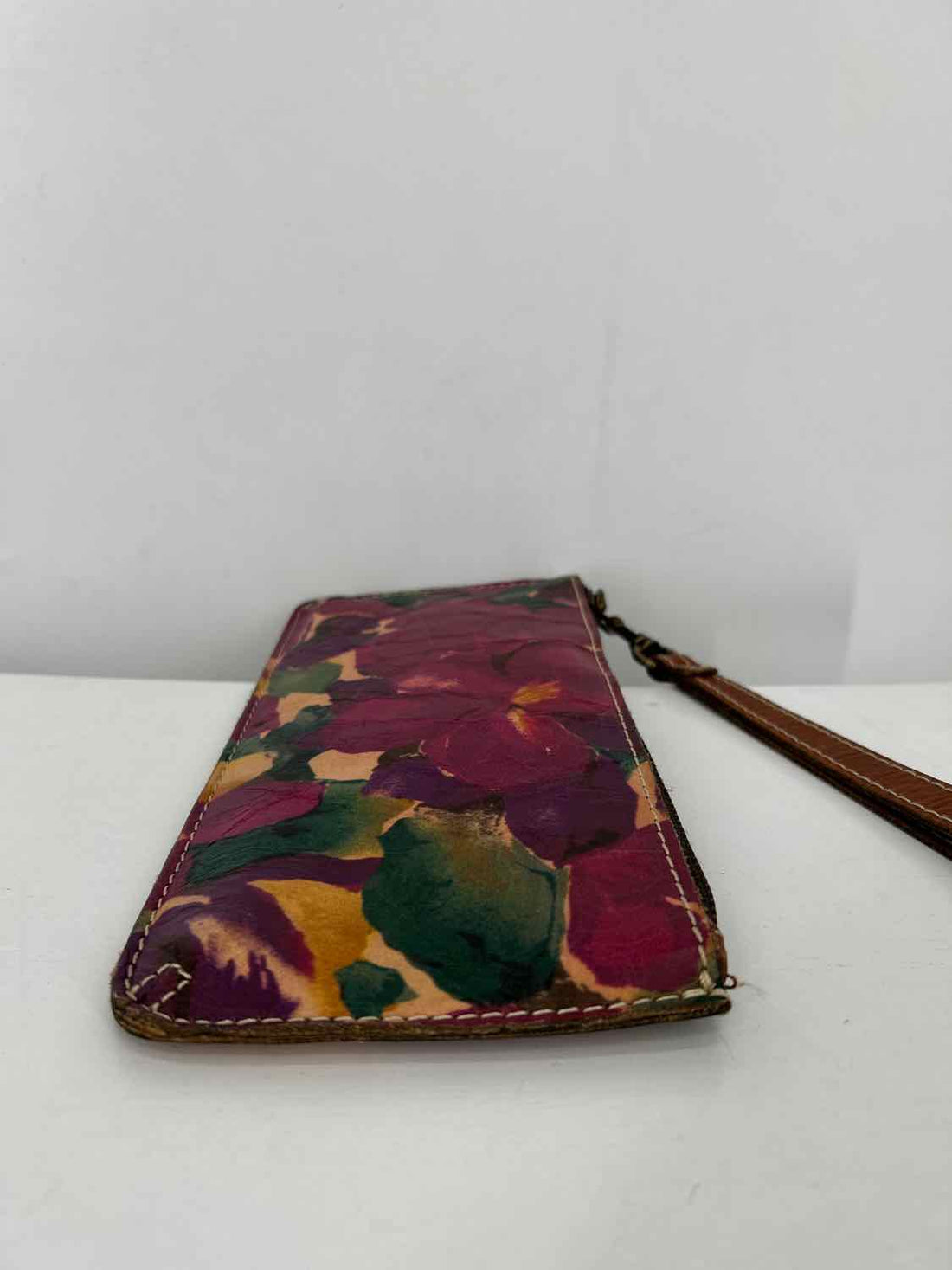 Patricia Nash Fuchsia Floral Leather Wallet