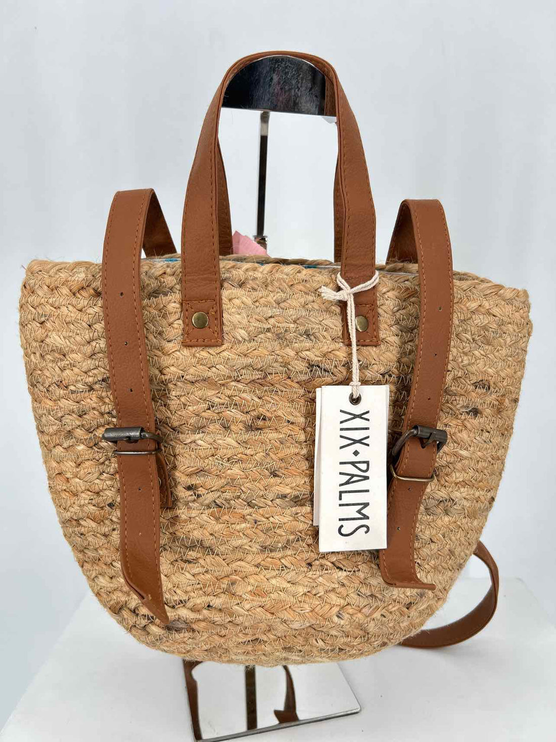 XIX Palms Straw Jute NWT Purse