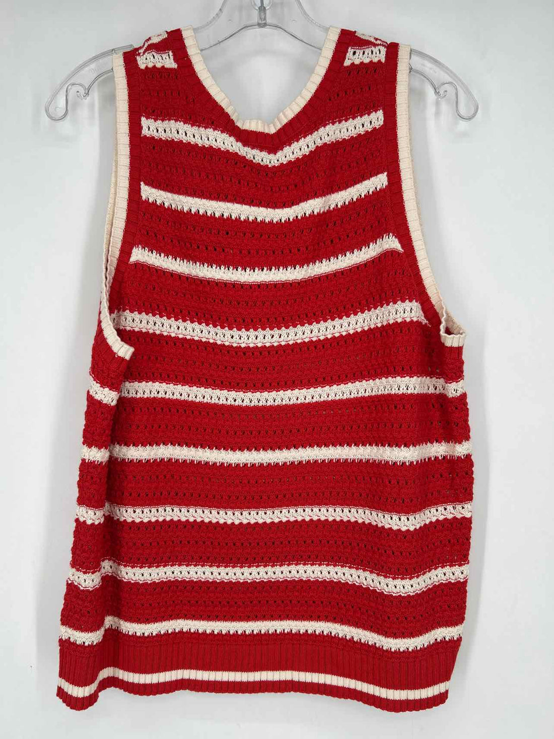 Torrid Size 2X Red & White Striped Knit NWT Top/Blouse