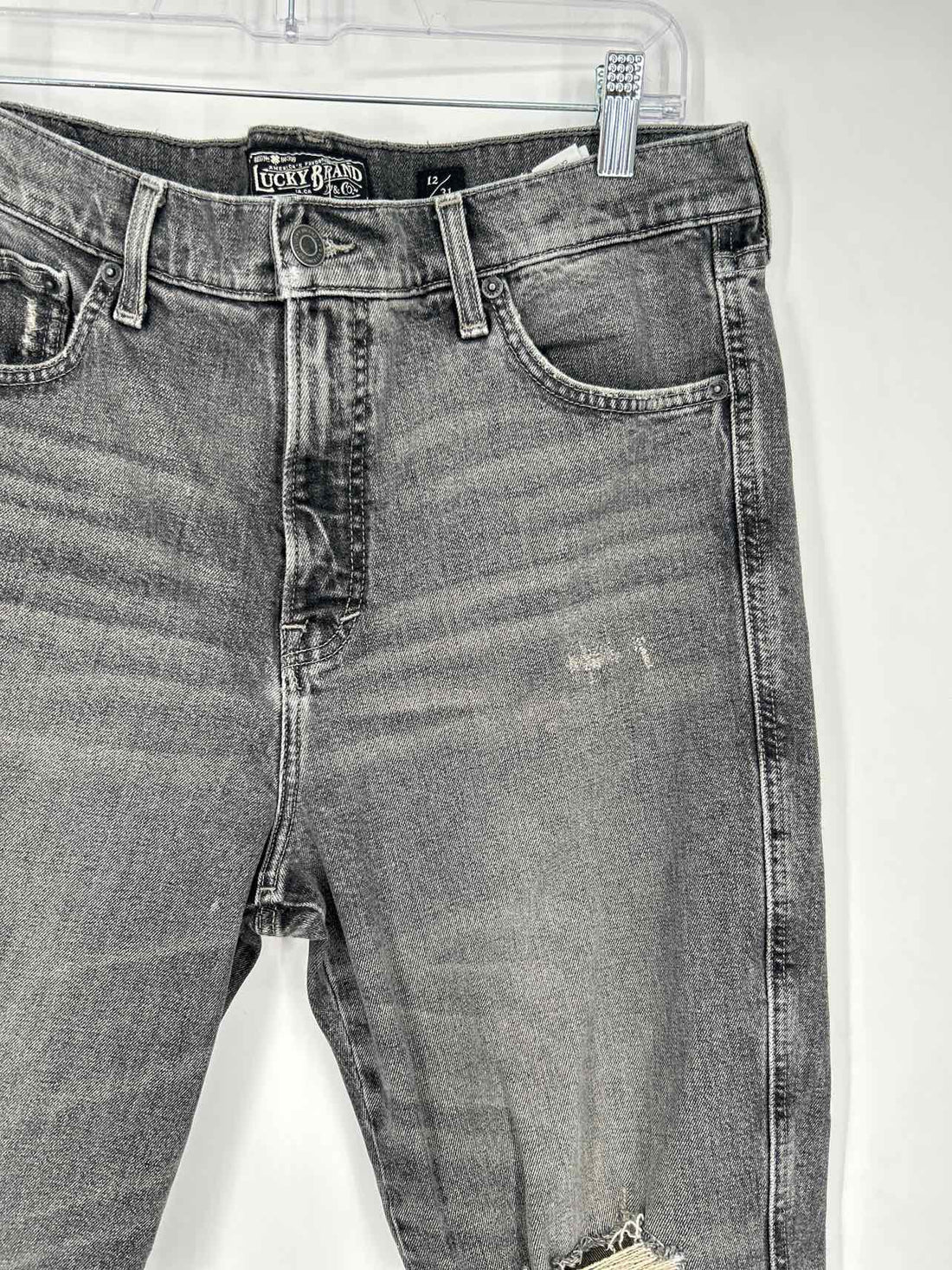 Lucky Brand Size 12 Charcoal Jeans