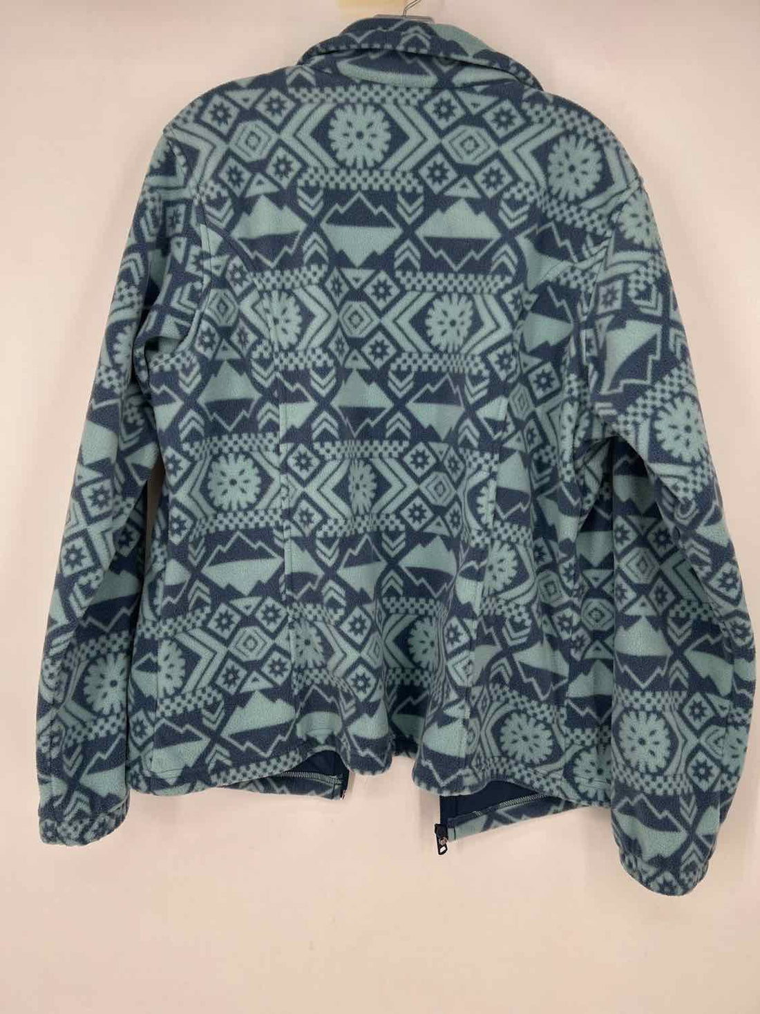 Columbia Size XL Light Blue Print Jacket