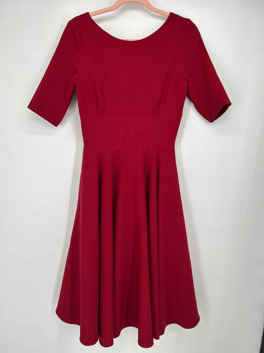 The Pretty Dress Company Size 8 Dark Red Short Sleeve Dress