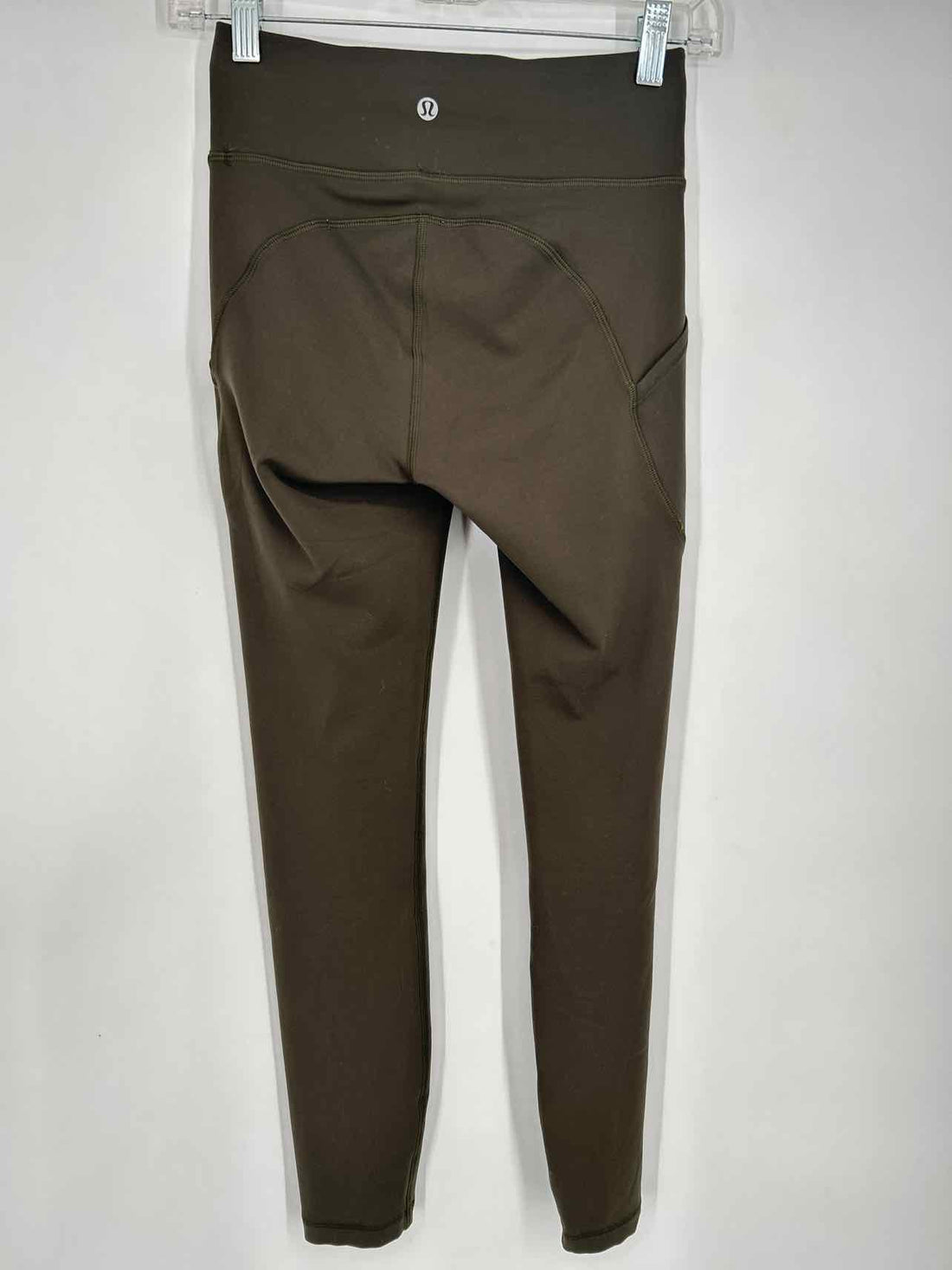 Lululemon Size 4 Dark Olive Active Leggings