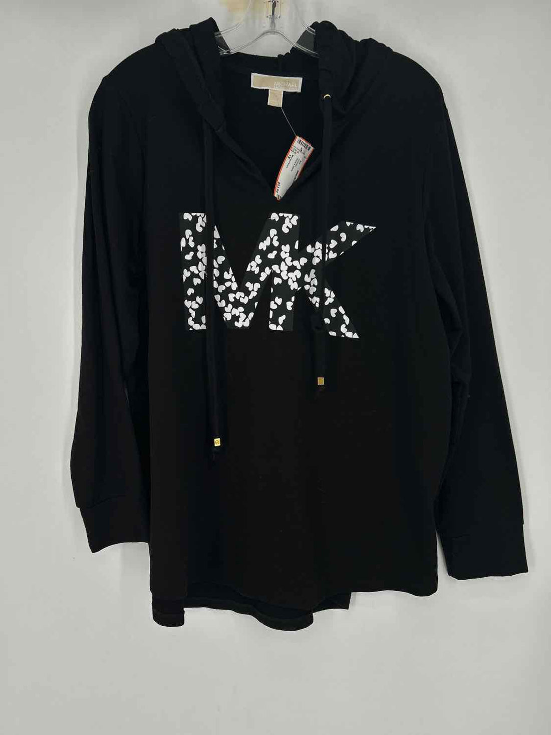 Michael Kors Size 1X Black & White Hoodie