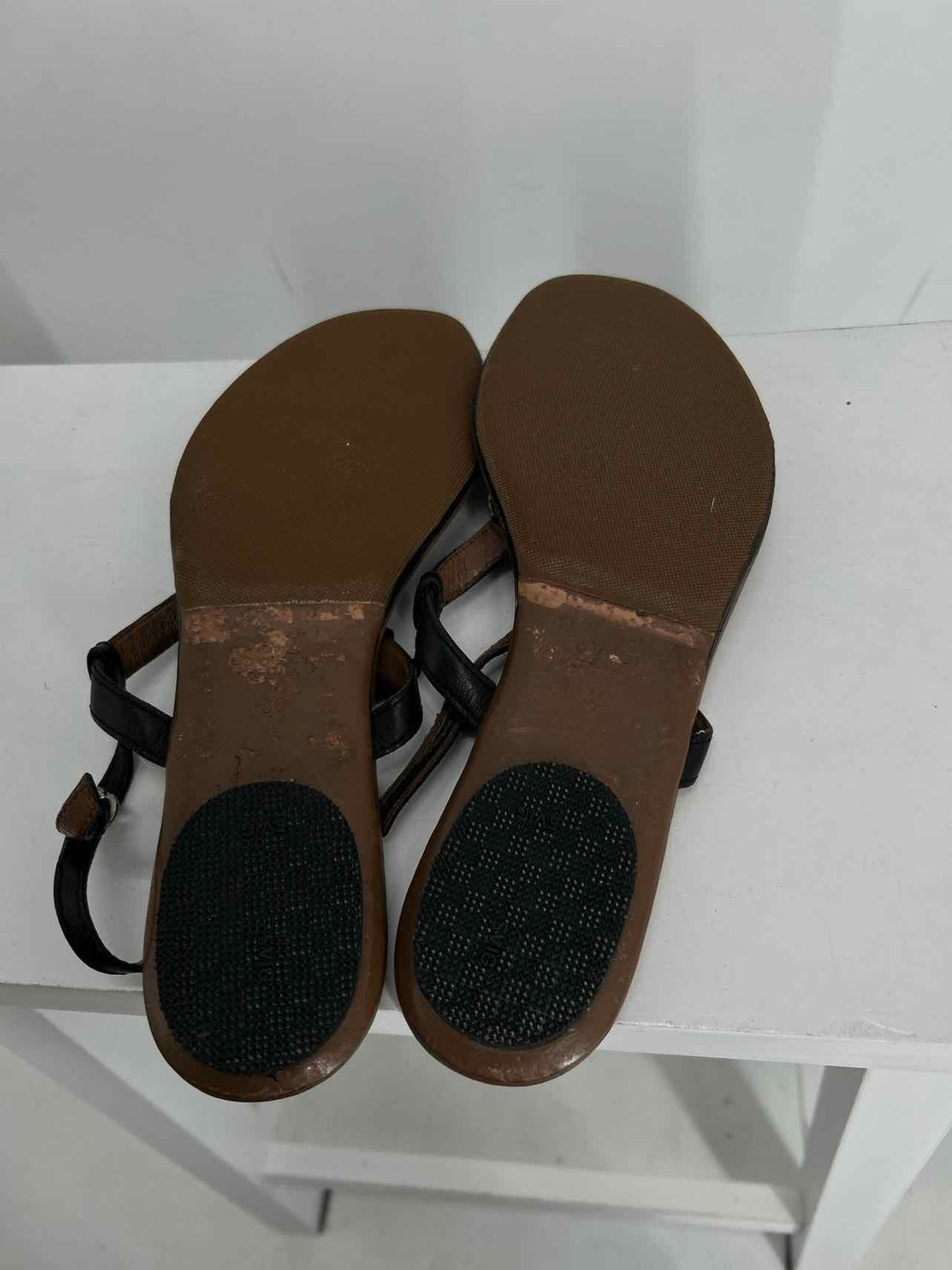 Gucci Horsebit Slingback Sandals Women Size 38 Black Pre Owned Leather LUXURY