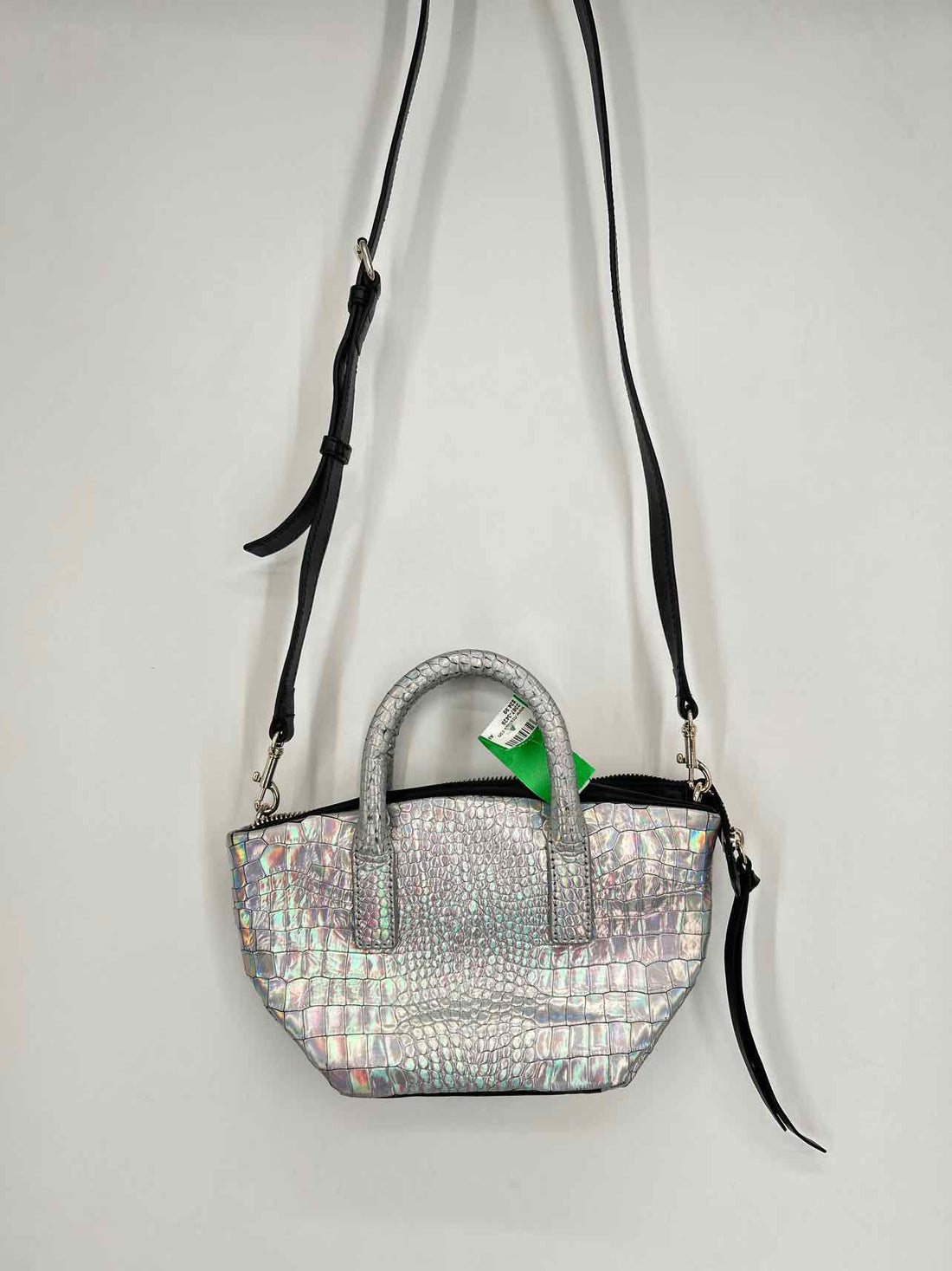 Vince Camuto Iridescent Faux Leather Pre Owned Crossbody