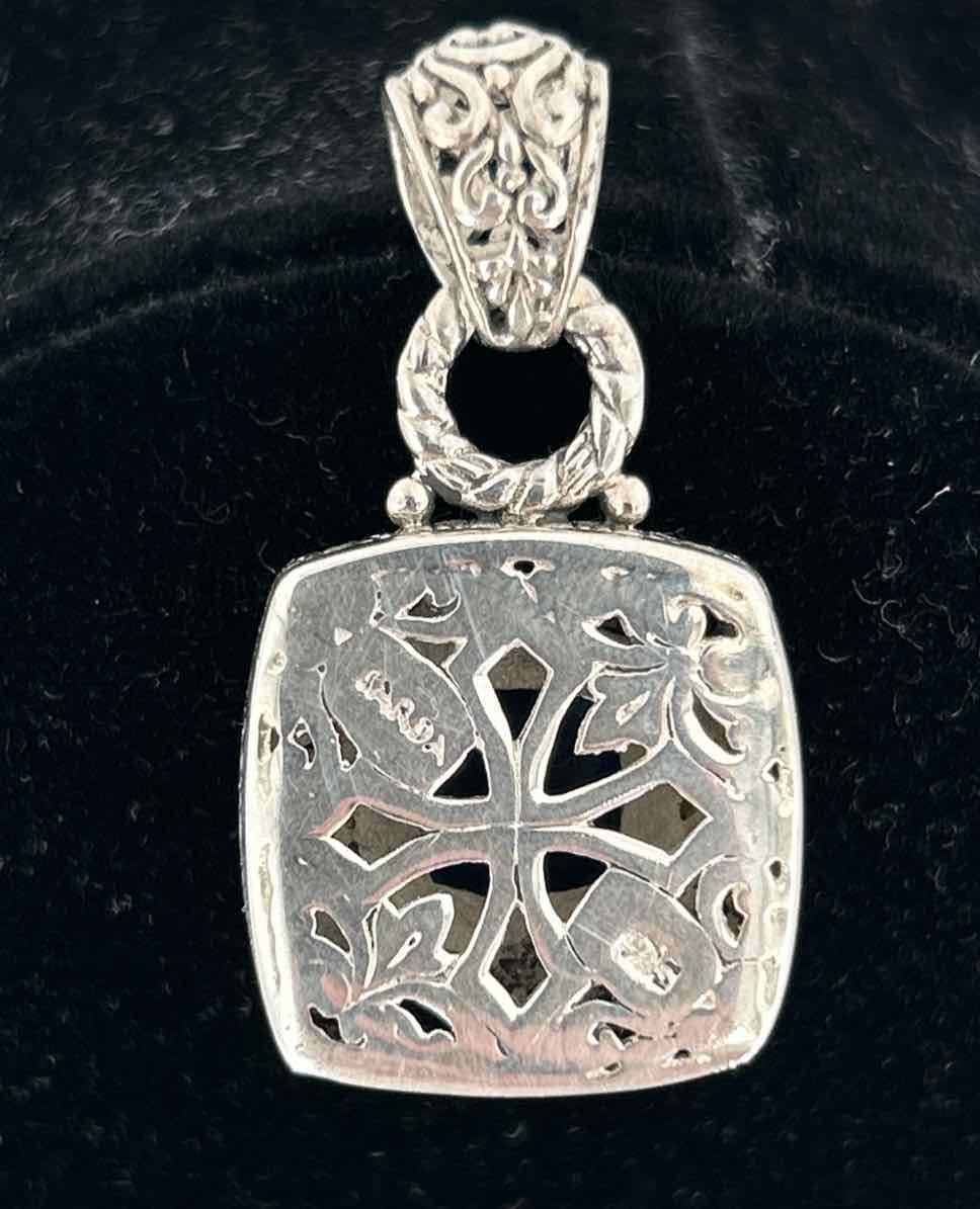 Sarda Pendant Sterling Silver & 18K Gold Blue LUXURY