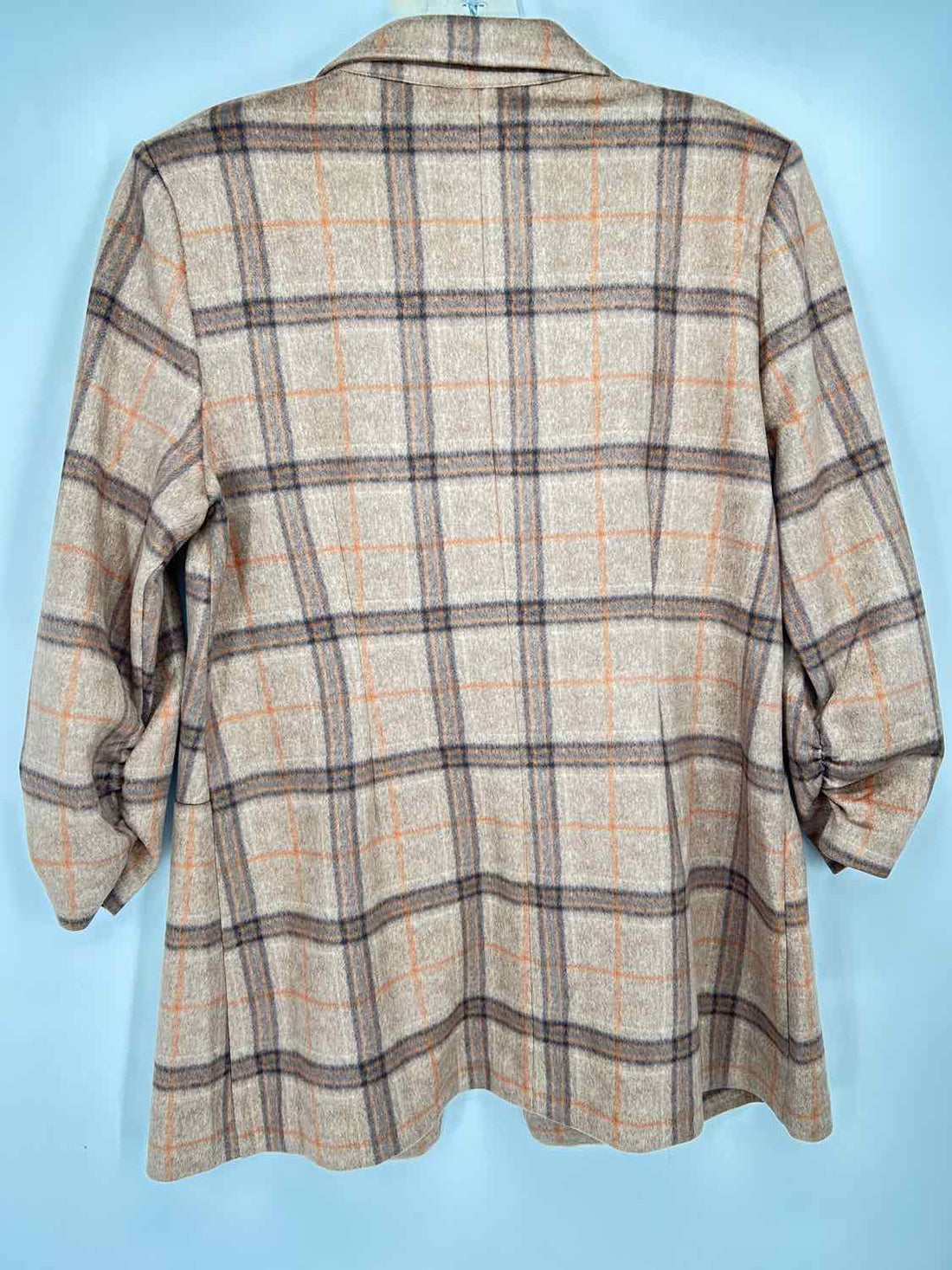 New York Clothing Company Size MP Tan Plaid Blazer