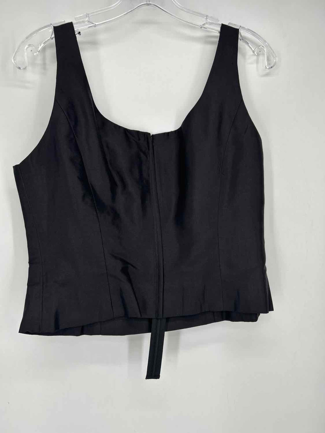 MARISA BARATELLI Size 12 Black Silk 100% Sleeveless