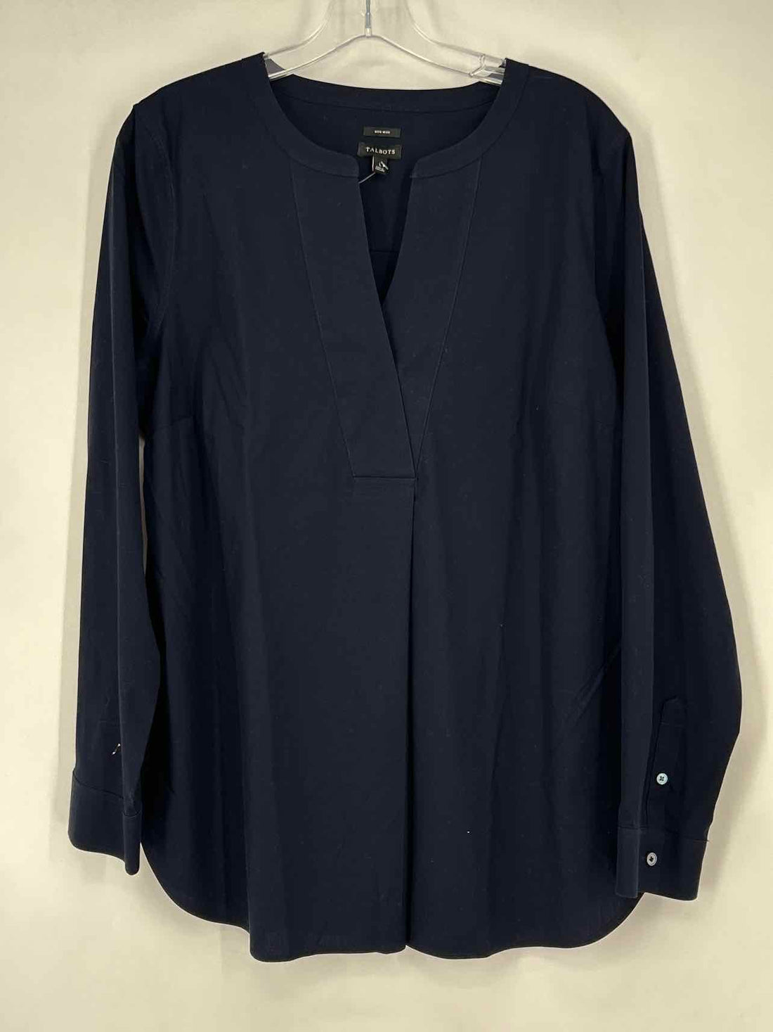 Talbots Size L Navy Long Sleeve