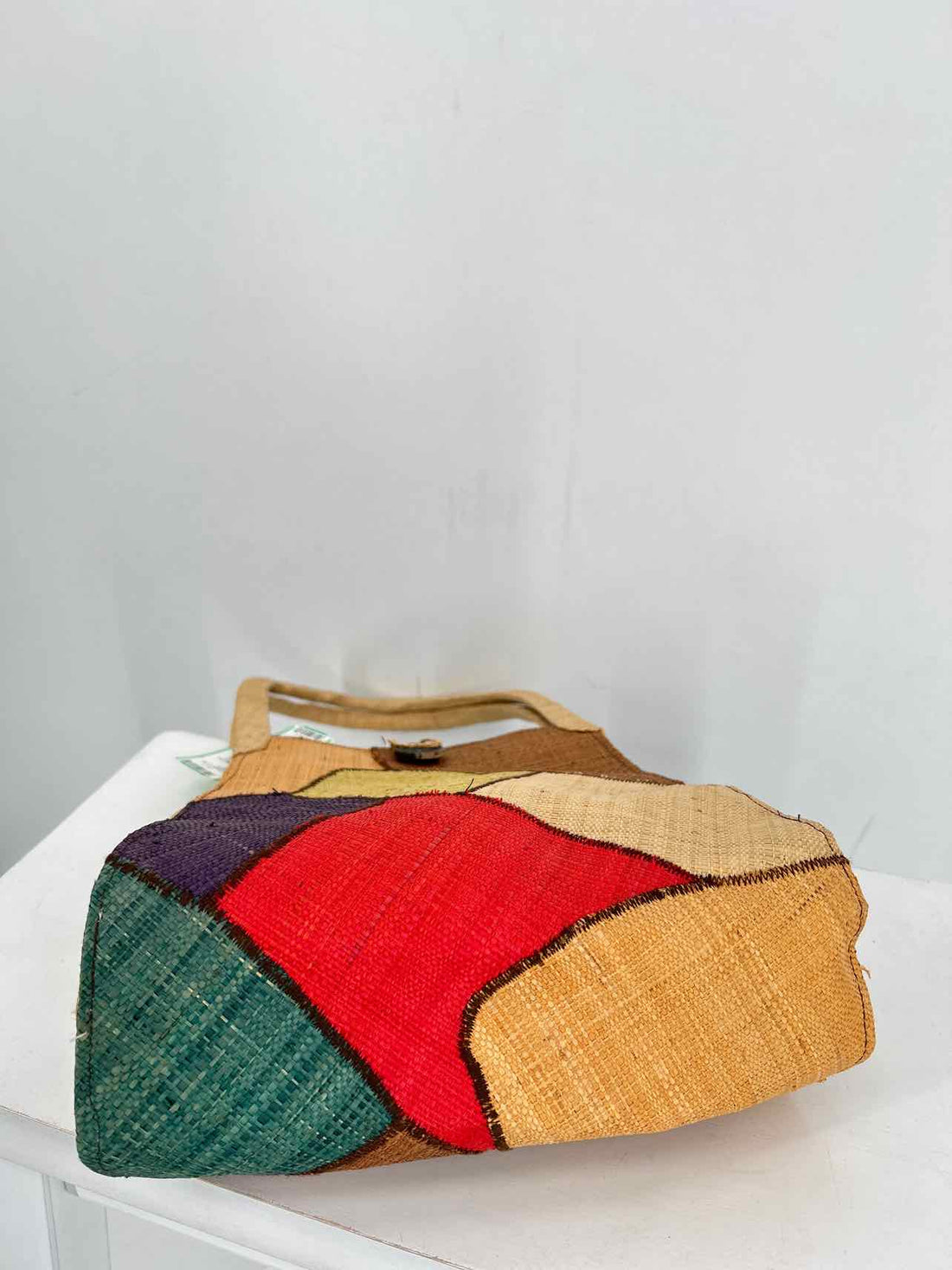 Savannah Multi Color Straw Handmade Purse