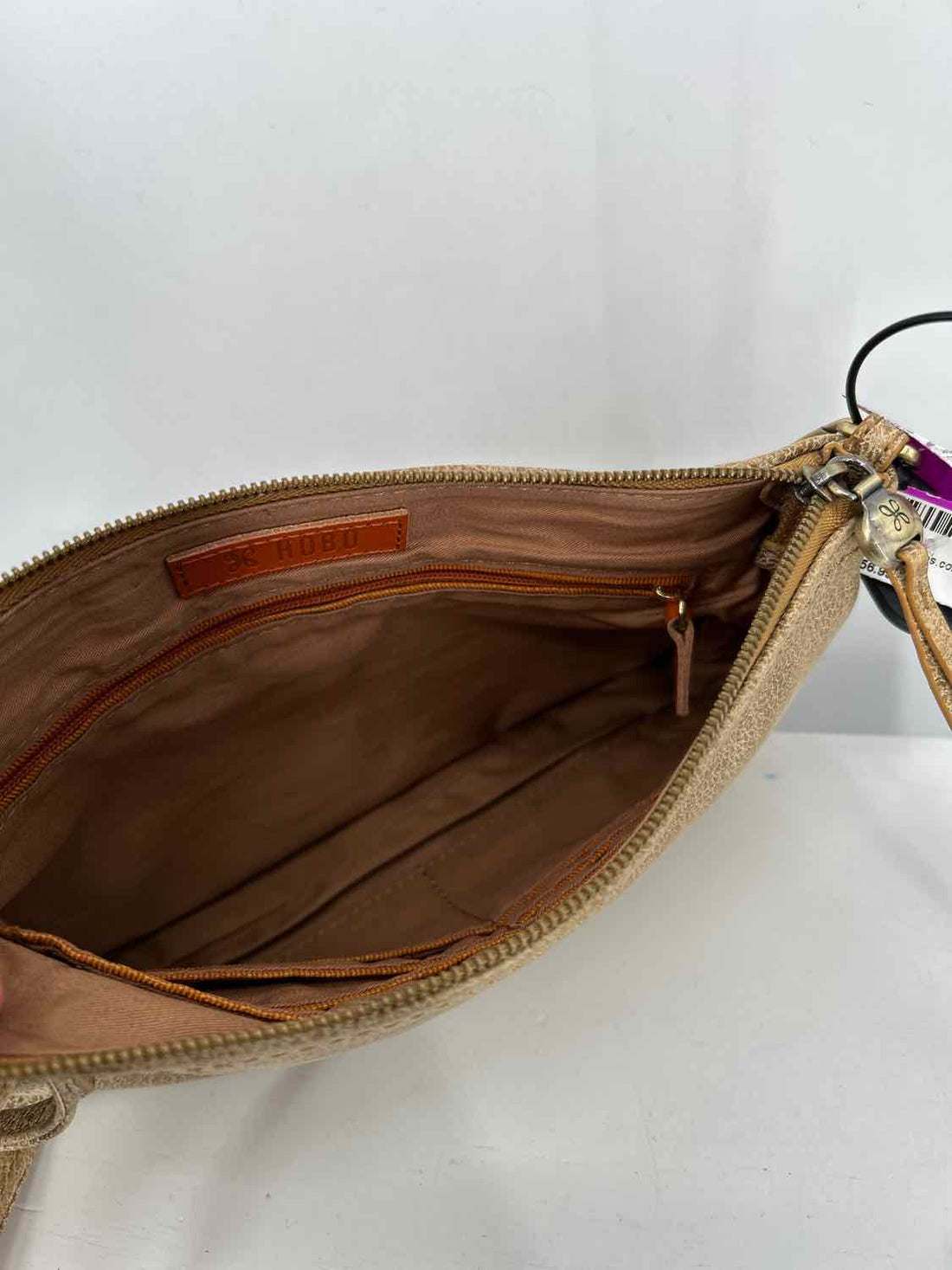 Hobo Gold Genuine Leather Crossbody