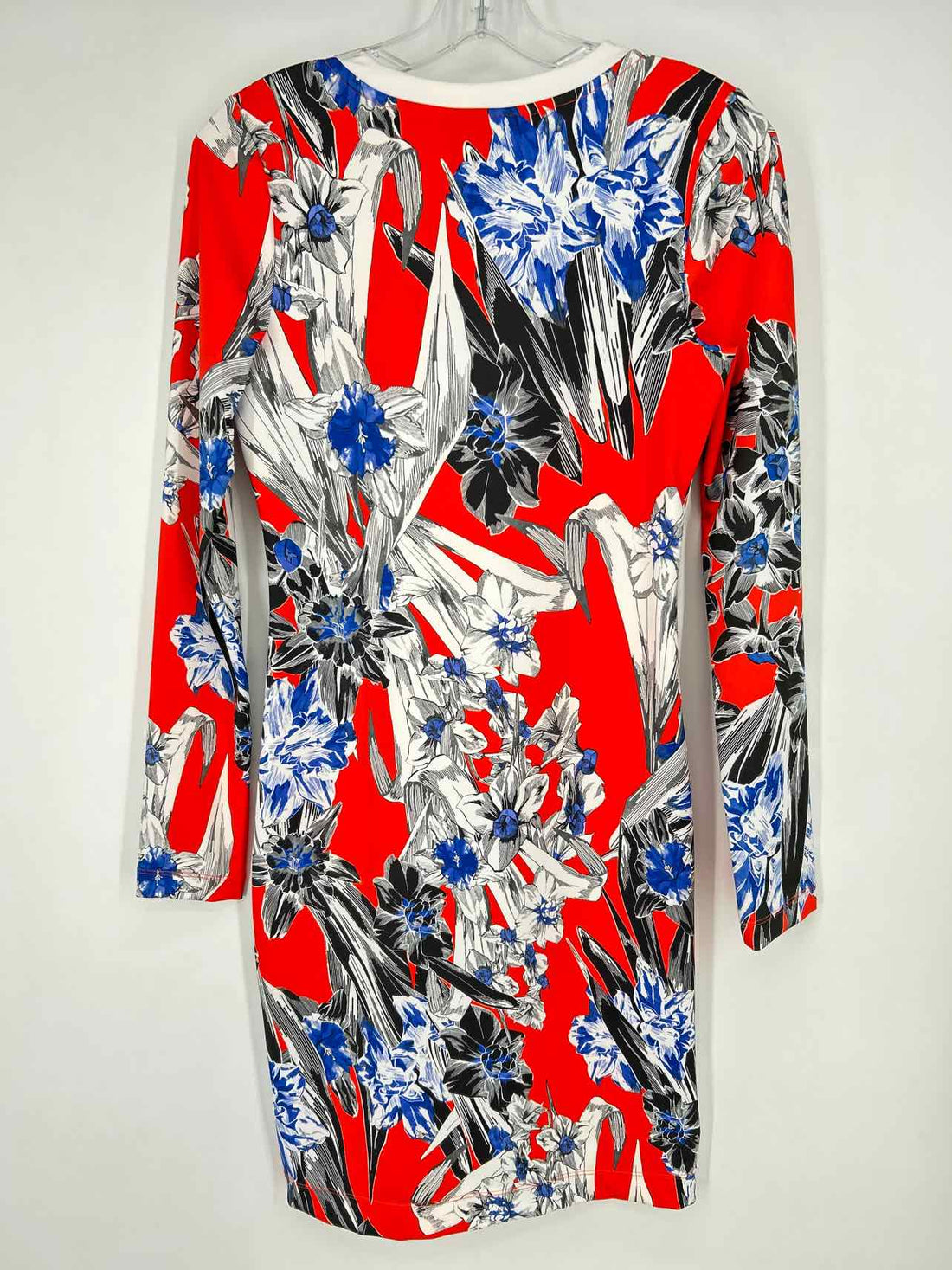 Nike Size S Orange Print Long Sleeve Active Dresses