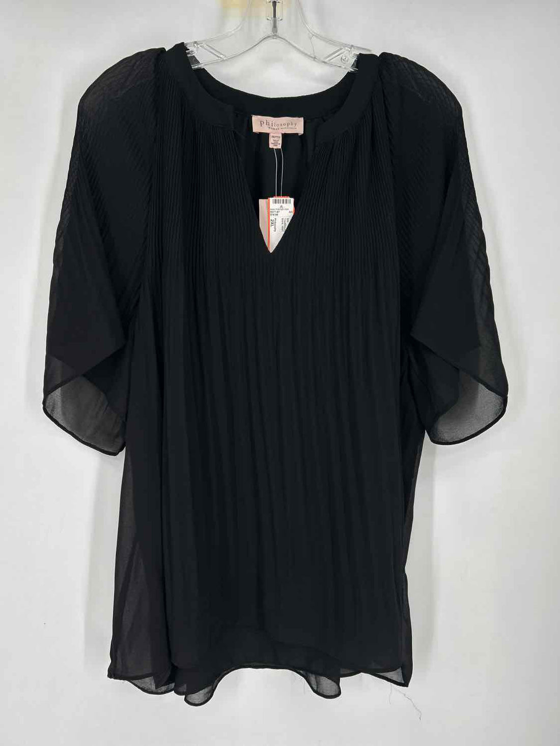 Philosophy Size 2XL Black NWT Top/Blouse