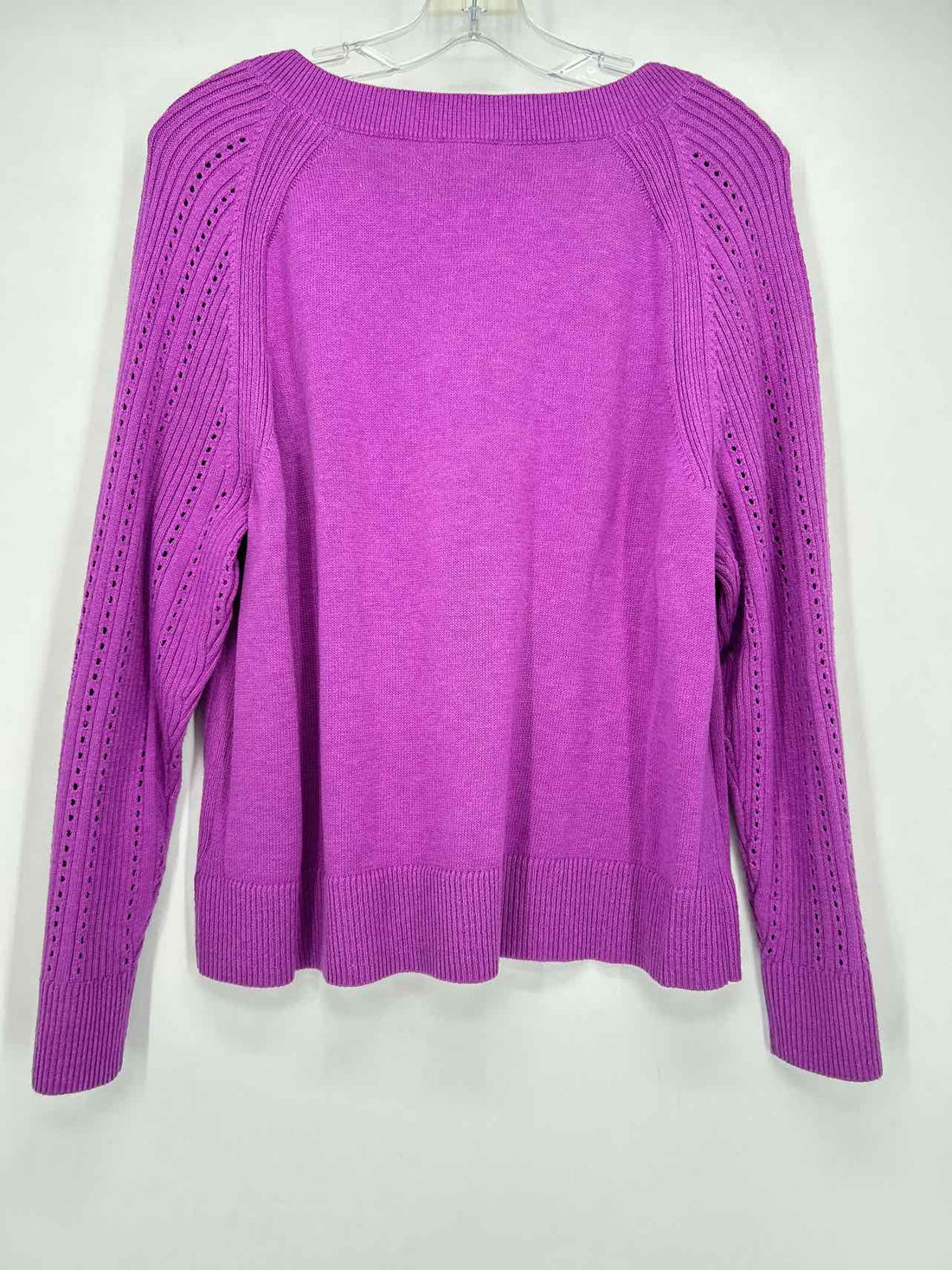 Talbots Size XLP Purple Sweater