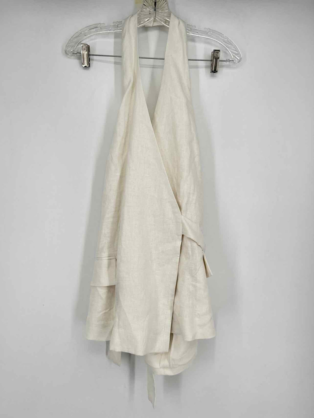 Banana Republic Size M White Linen NWT Halter Top