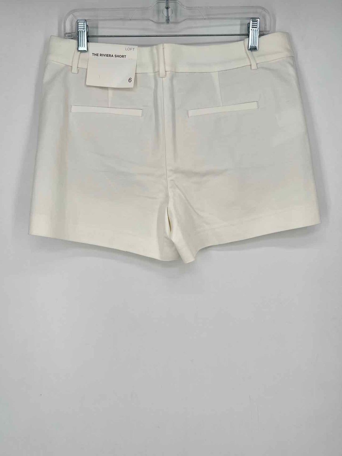 Loft Size 6 White NWT Shorts