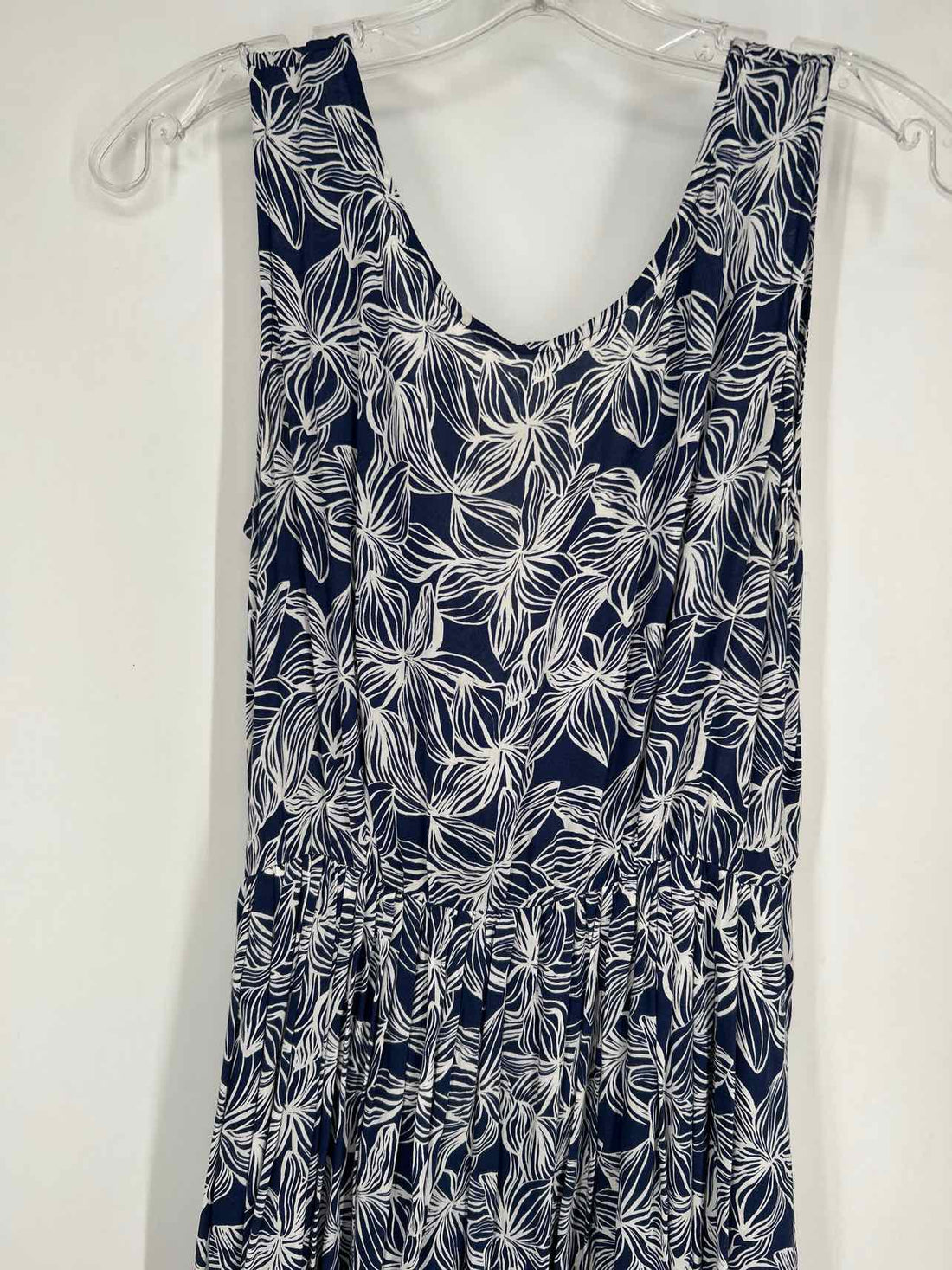 Vineyard Vines Size 6 Navy & White Sleeveless Maxi