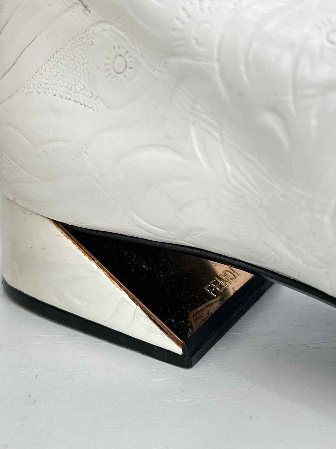 Fendi Riding Boots Size 36 White  LUXURY