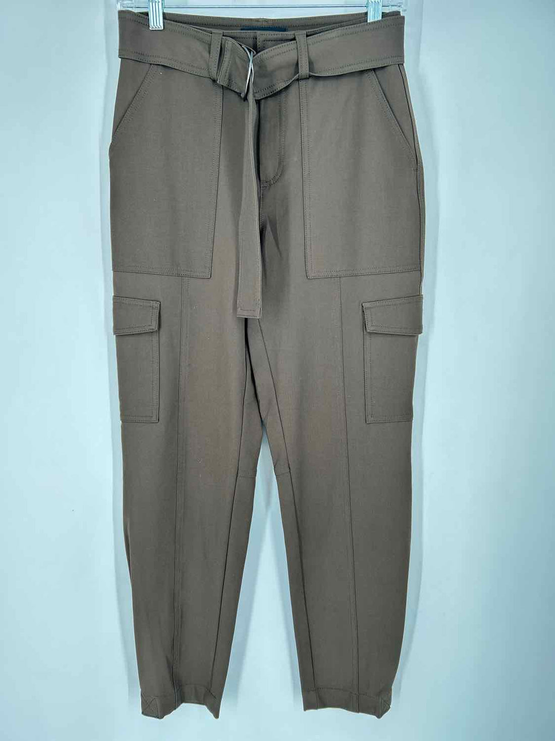Banana Republic Size 2 Long Dark Green Pants