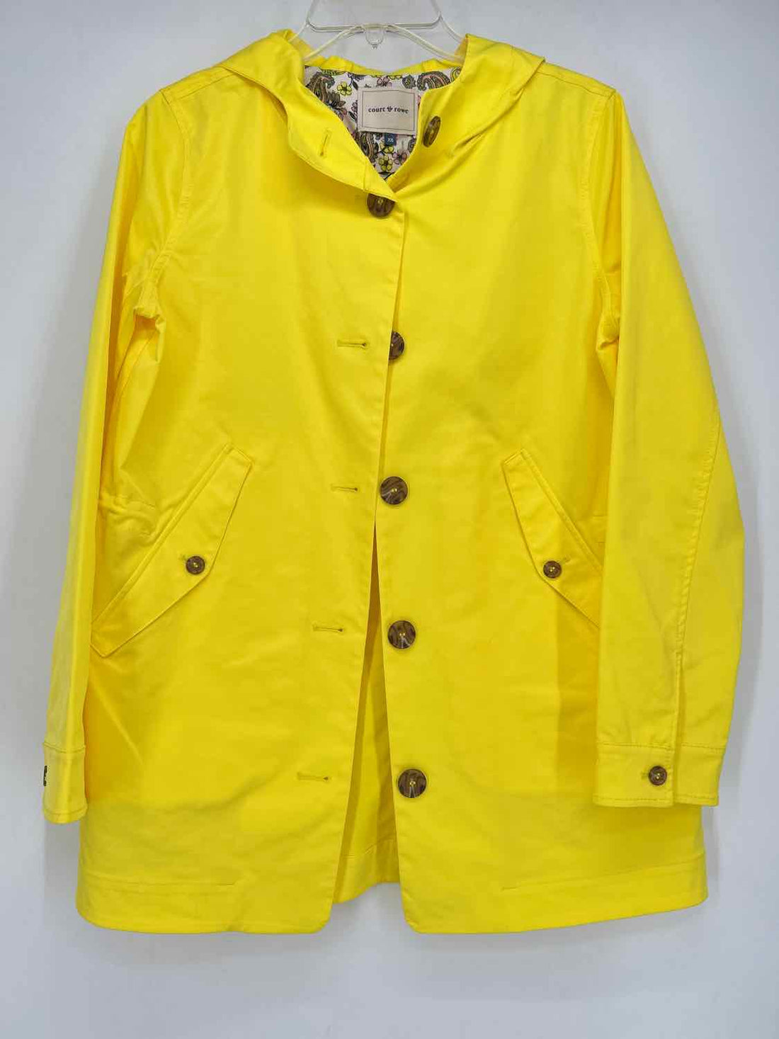 Court & Rowe Size XS Bright Yellow Jacket (Outdoor)