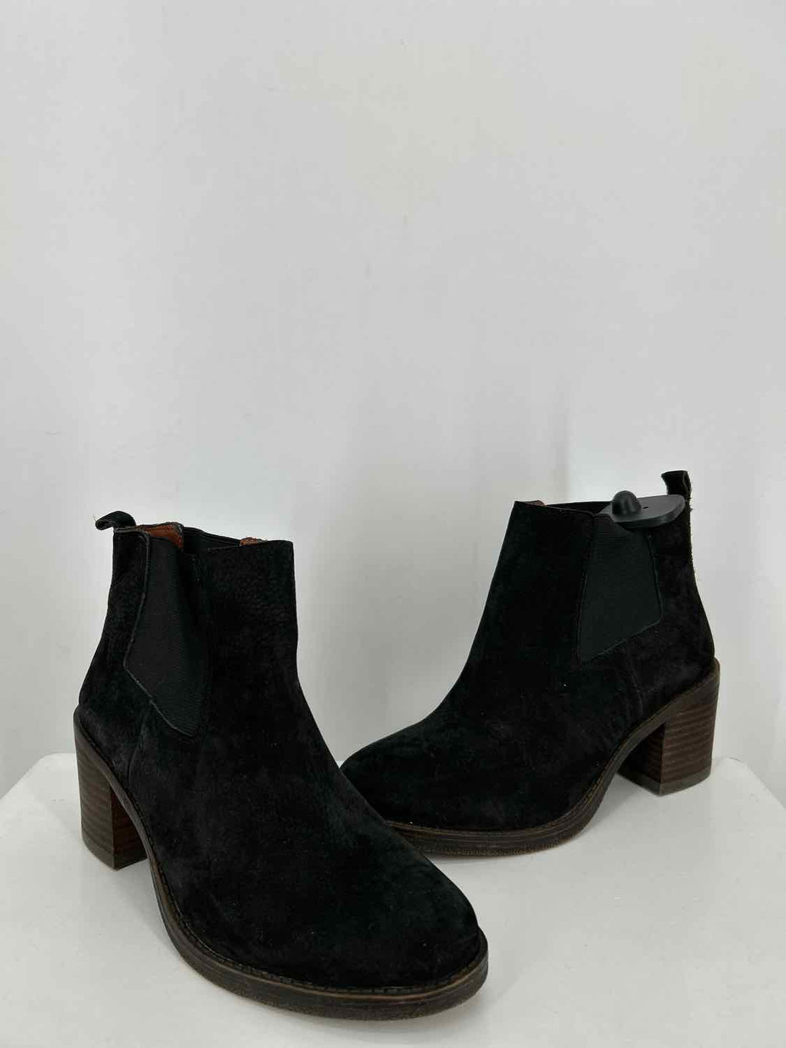 Lucky Brand Women Size 6 Black Pre Owned Ankle Boot