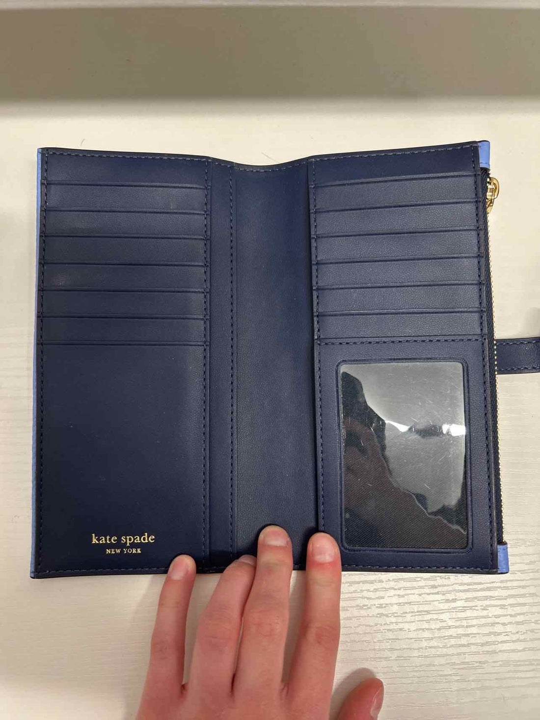 Kate Spade Blue Excellent Condition Wallet